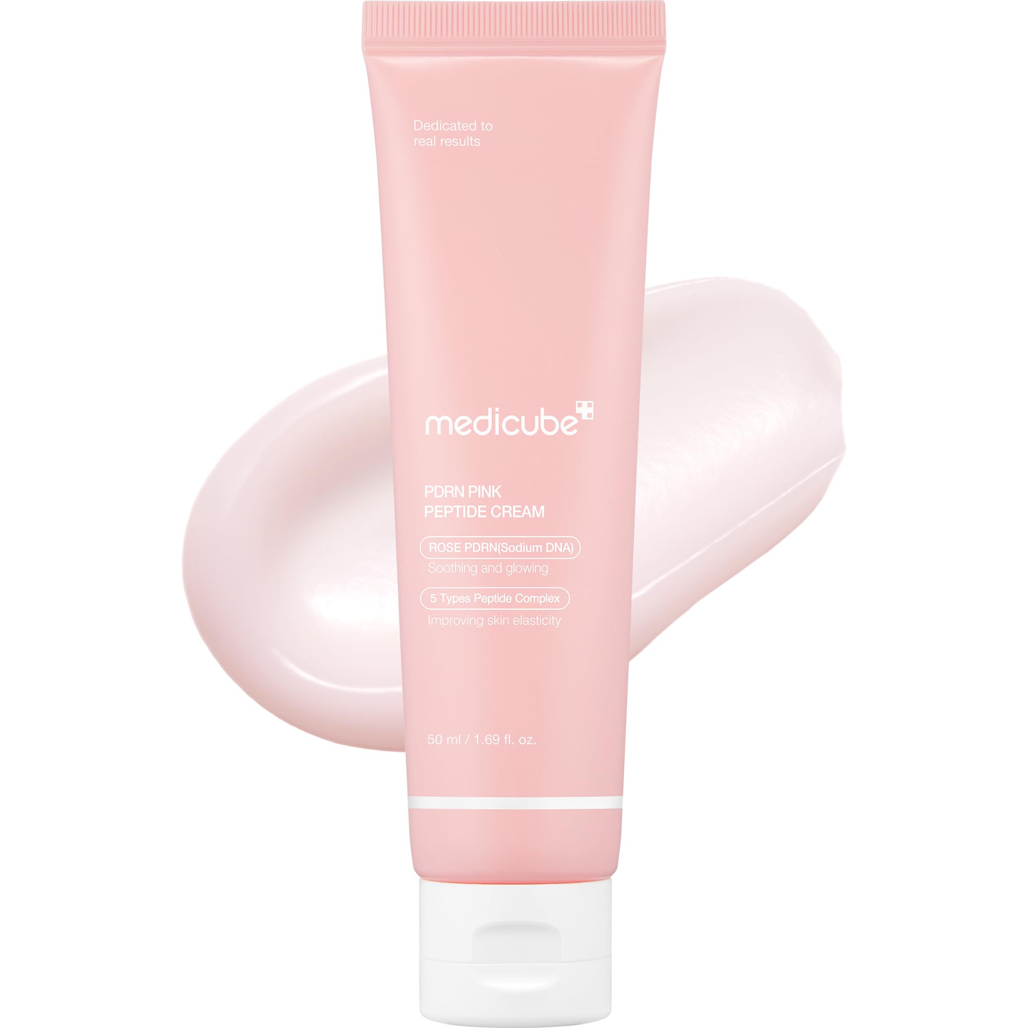 medicube Salmon DNA PDRN Pink Hyaluronic Moisturizing Cream | Blemish Relief & Hydrating Care | Restores Skin Elasticity & Glow | Korean Skincare, Even Skin Tone & Pore Care | 50ml / 1.69 fl.oz.