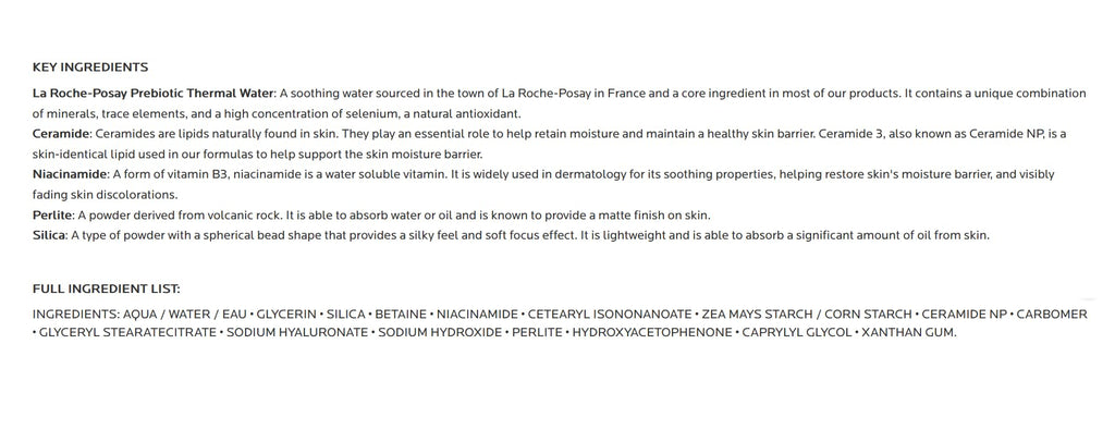 La Roche-Posay Toleriane Double Repair Matte Face Moisturizer, Daily Moisturizer For Oily Skin With Ceramide And Niacinamide For All Skin Tones, Oil Free, Non-Comedogenic, Available with SPF 30