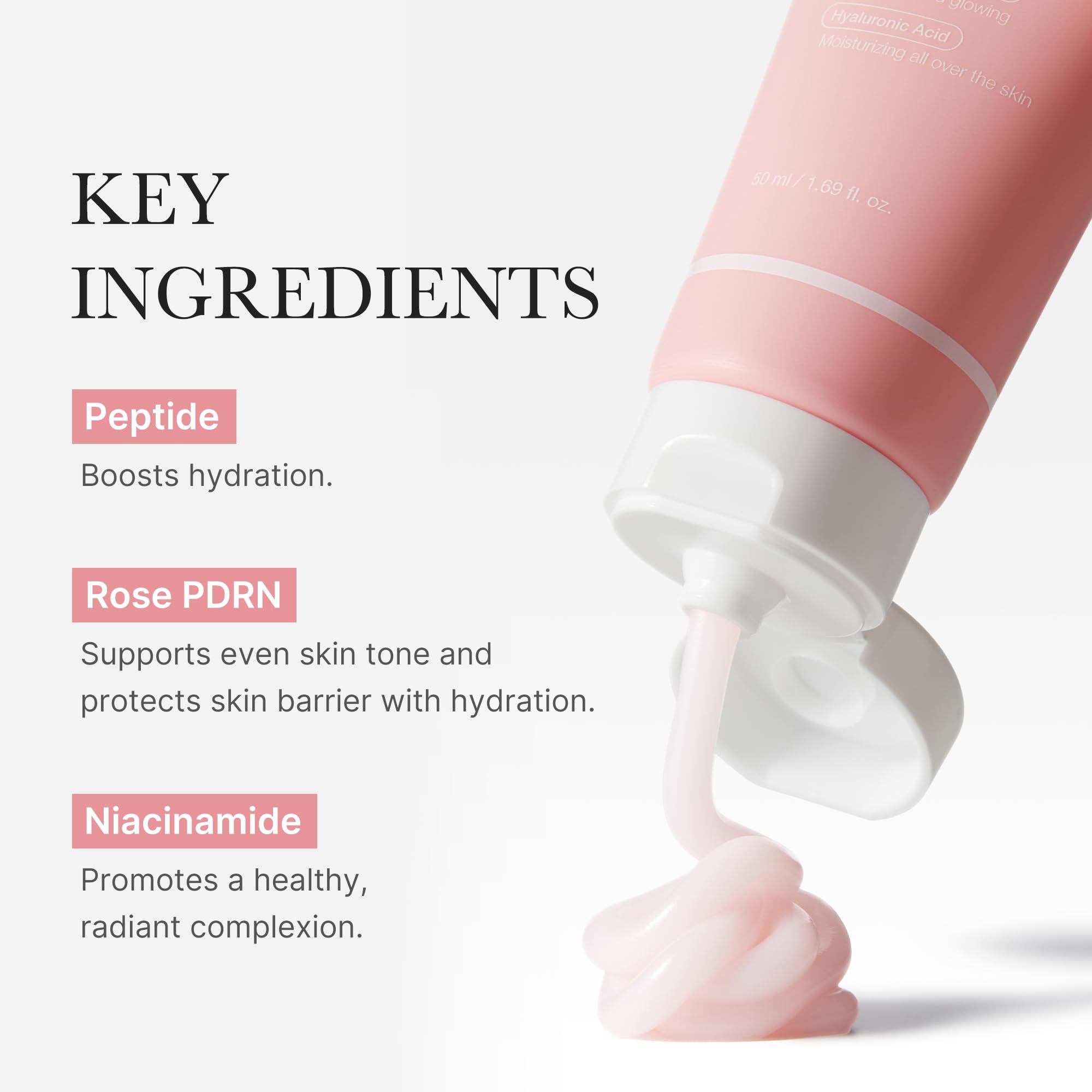 medicube Salmon DNA PDRN Pink Hyaluronic Moisturizing Cream | Blemish Relief & Hydrating Care | Restores Skin Elasticity & Glow | Korean Skincare, Even Skin Tone & Pore Care | 50ml / 1.69 fl.oz.