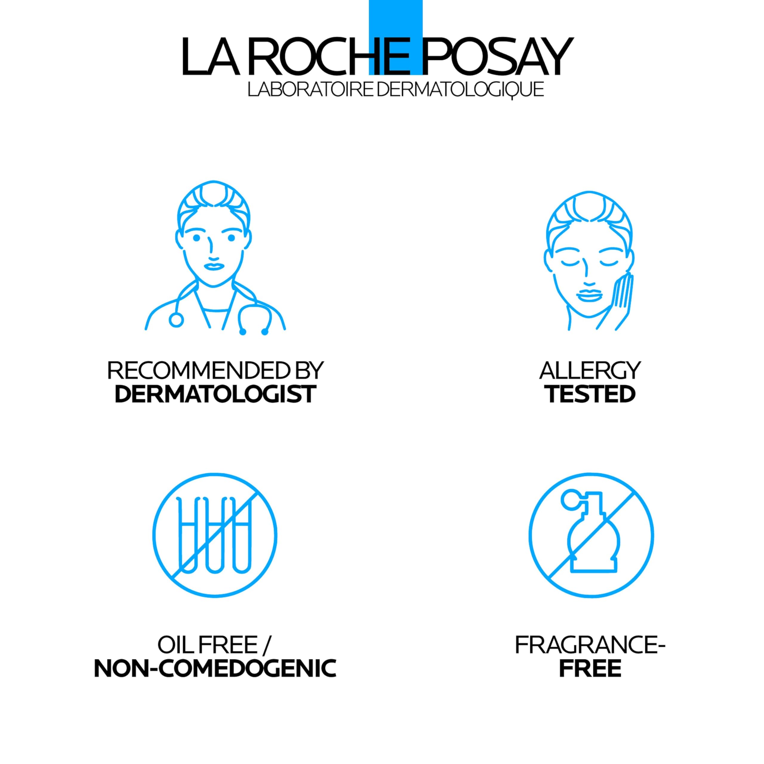 La Roche-Posay Toleriane Double Repair Matte Face Moisturizer, Daily Moisturizer For Oily Skin With Ceramide And Niacinamide For All Skin Tones, Oil Free, Non-Comedogenic, Available with SPF 30
